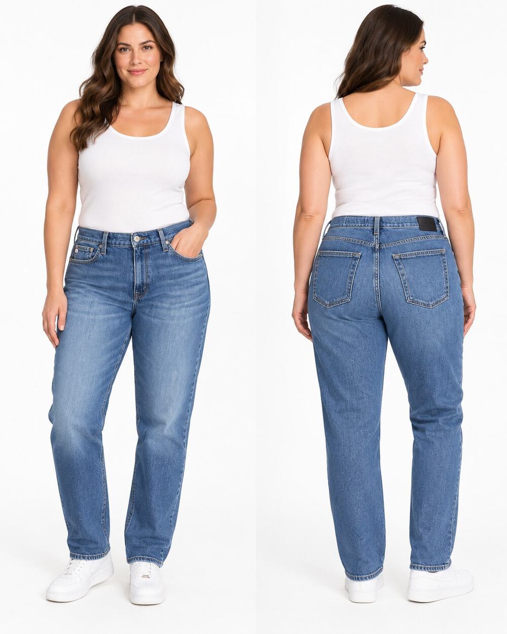 AG Adriano Goldschmied Ex Boyfriend Slim Jeans Womens 33R Blue Slouchy Stretch